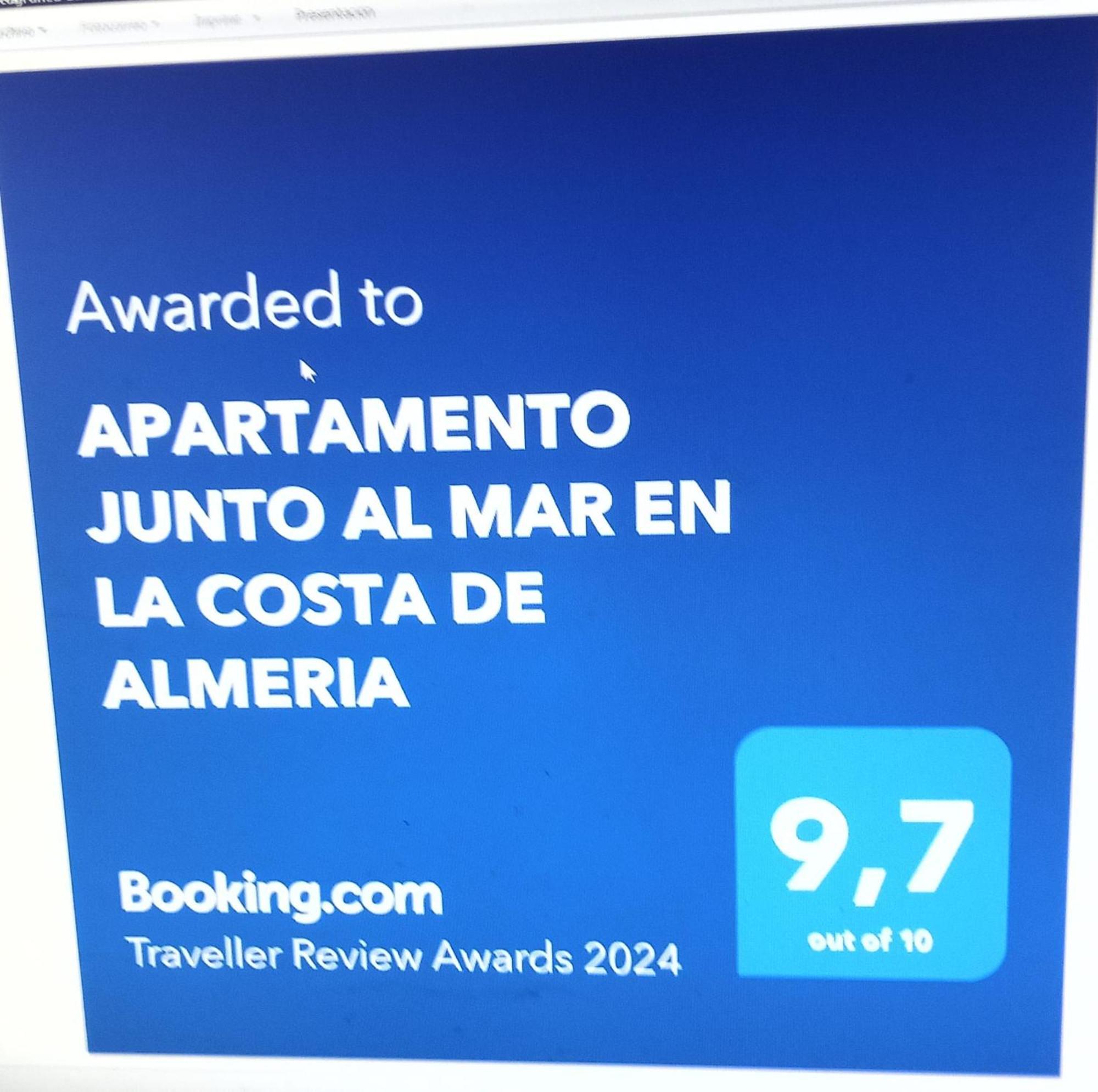 Apartamento Junto Al Mar En La Costa De Almeria Эль-Посо-дель-Эспарто Экстерьер фото